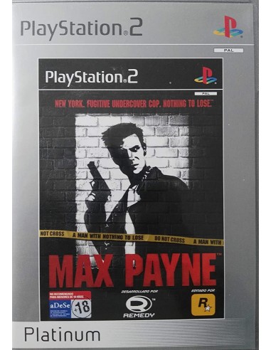 Max Payne (Platinum+Sin Manual) - PS2