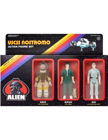 Alien Pack de 3 Figuras ReAction Pack...