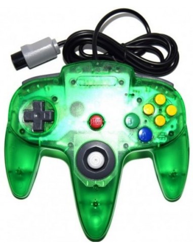 Mando Compatible Nintendo 64 Verde...