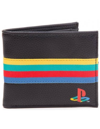 Cartera Playstation Logo Colores