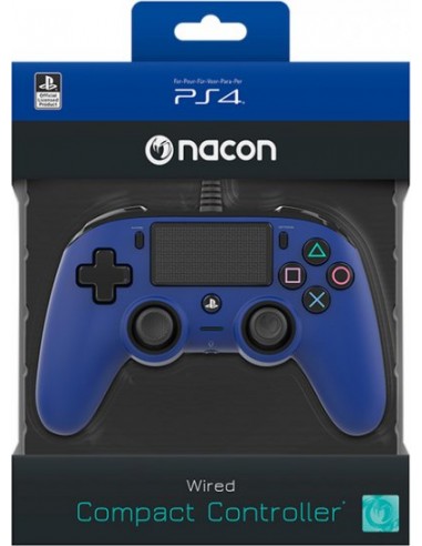 Controller PS4 Nacon Wired Blue...
